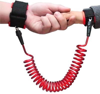 Safe-o-kid Wrist Link, Adjustable Strap Safety Link for Baby-Red(Red)