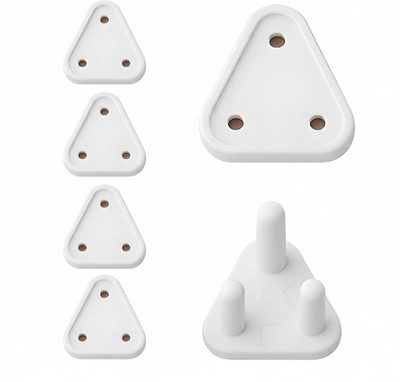 DALUCI Baby Safety Electric Socket Plug Cover Guards Anti Shock for Kids (Pack Of 6)(White)