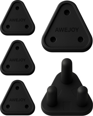 AWEJOY Baby Safety & Baby Proofing Plugs Covers Wall Socket Protector for Child(Black)
