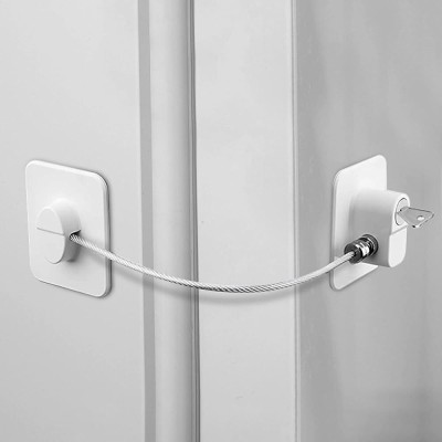 HETSHIV Safety Door Locks with Key for Cupboard, Cabinets, Fridge & Freezers(Multicolor)