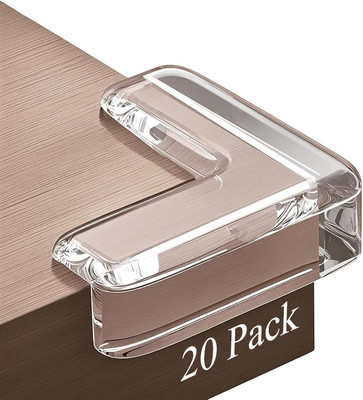 NEZELLO Silicon Corner Protector for Sharp Edges, Corner Guards for Kids(20 pcs)(Transparent)