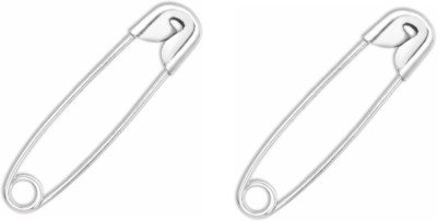 Jyoti Safety Pins Classic, Strong Nickel Plated Steel, (250 Pins Size 0 Nickel Finish)(Silver)