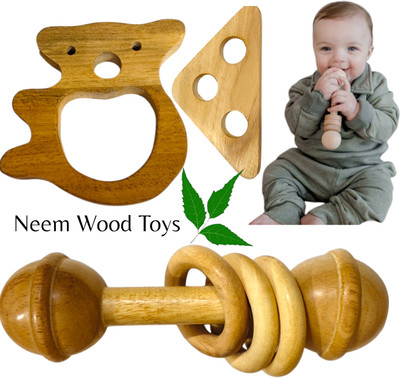 Aditya Creation Ergonomic & Kid-Friendly: Teether and Feeder(Brown)
