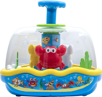 Toyspree Push N Spin Fun Crabs Rattle(Multicolor)
