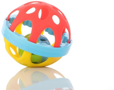 SATSUN ENTERPRISE Soft Ball Rattle Toy for Baby Bath Colorful Plastic Safe Infants New Born Babies Rattle(Multicolor)