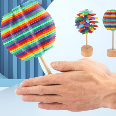 Glenston Candy Flower Toy for Kids Stress Relief Toy - Colorful Twisting and Rotating Rattle(Multicolor)