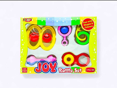 Hyndavi Wonder toys Rattle Set 5 pack Rattle(Multicolor)