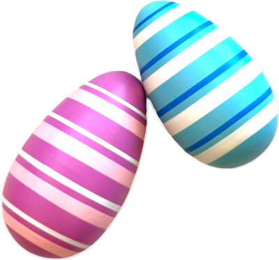 Ecokidz Wooden Egg shakers for babies Rattle(Multicolor)