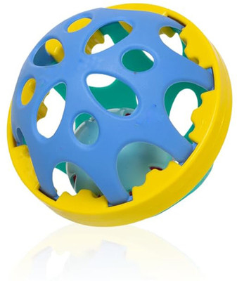 ZOROW Colorful Soft Ball Rattle Toy for Baby Biggie Ball, Toy Made in Safe Non-Toxic Rattle(Multicolor)