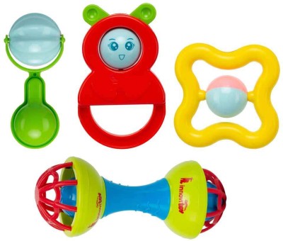 Innovitoy 4 pc rattle set – Combo 1 Rattle(Multicolor)