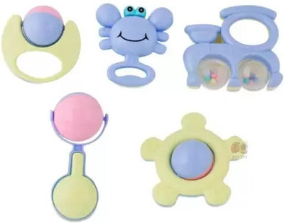 DsentSports Baby Rattle Set With Bag for Kids Rattle (Multicolor) Rattle(Multicolor)