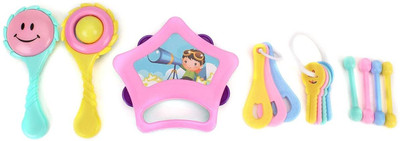 littlewish Little Doll Rattle Set 6PC rattle set for kids Rattle(Multicolor)