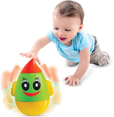 zokato Roly Poly Humpty DumptyToy, Roly Poly Frogee for Kids Rattle(Multicolor)