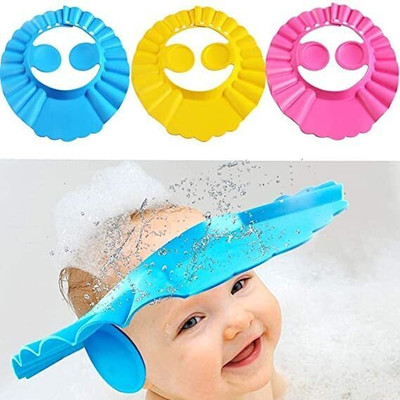 RBGIIT Soft Adjustable Visor Hat Safe Shampoo Shower Bathing Protection Bath Cap K4