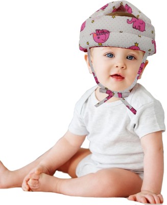 Pseudo Safety Baby Helmet(White, PINK)