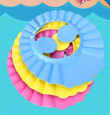 RBGIIT Soft EVA Foam Adjustable Baby Shower Bathing Protection Cap for Toddler, Baby K4