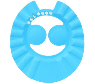 RBGIIT Soft Adjustable Visor Hat Safe Shampoo Shower Bathing Protection Bath Cap K0