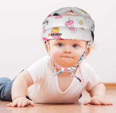 Pseudo Safety Baby Helmet(Blue, White)