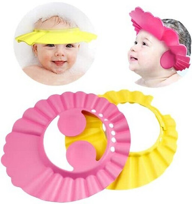 HM EVOTEK Adjustable Shower Shampoo Cap Protect Your Baby's Eyes and Ear for Baby, Kids A3
