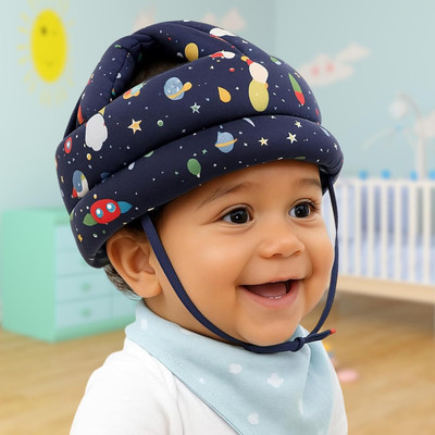 SKAIVA Safety Baby Helmet(Navy Blue)