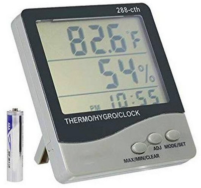 GoodsBazaar HTC 288-CTH Thermo-Hygrometer Clock Digital Humidity Meter Temperature Tester Height Gauge