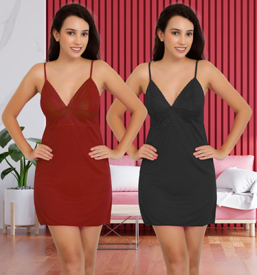 aamarsh Self Design Babydoll