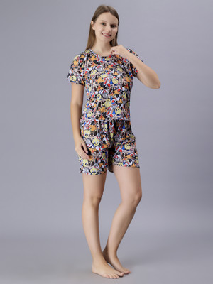 BROOFEE Printed Babydoll