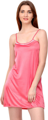 Boosah Women Nighty(Pink)