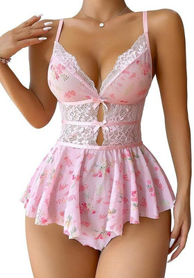 sapna Floral Print Babydoll