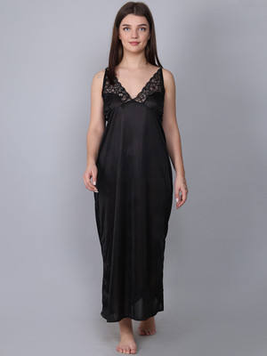 TASN Women Nighty Set(Black)
