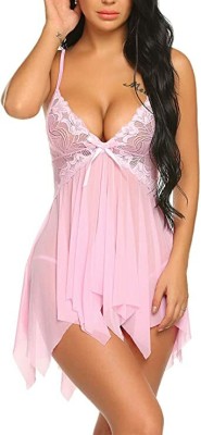 SushmaOutfits Self Design Babydoll