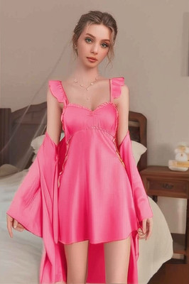 ShivayaEnter Women Nighty(Pink)