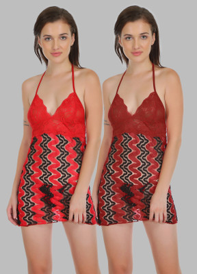 aamarsh Self Design Babydoll