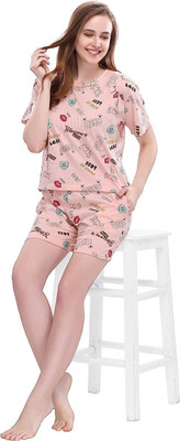 BROOFEE Printed Babydoll