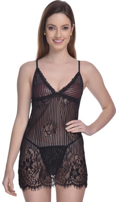 Fihana Self Design Babydoll