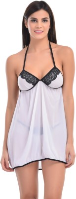 flirty touch Self Design, Solid Babydoll