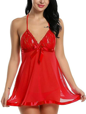 DVKA CREATIONS Self Design Babydoll