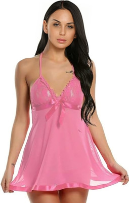 Cherie Women Nightdress(Pink)