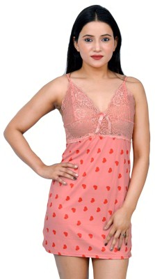 LACEUP Printed Babydoll