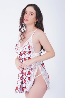 SSoShHub Self Design, Printed Babydoll