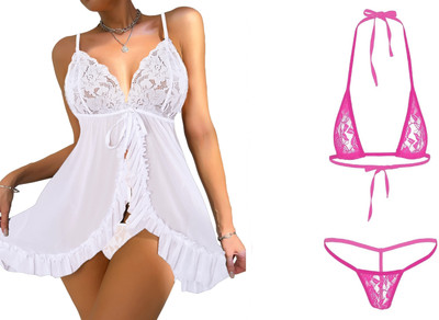 GirlFriend Solid, Self Design Babydoll