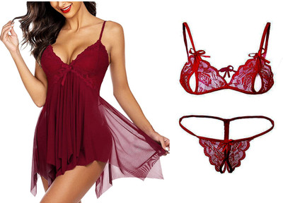 SSoShHub Self Design Babydoll