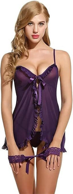 Bella Intima Solid Babydoll