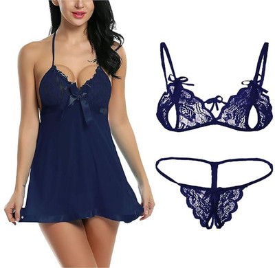 LEVIBO Self Design Babydoll