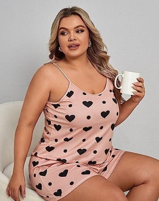 OM STORE Printed Babydoll