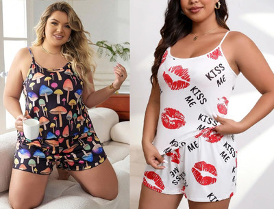 Fashonic Printed Babydoll