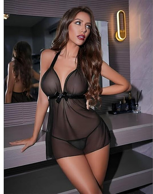 Bella Intima Solid Babydoll