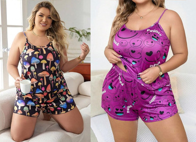 Fashonic Printed Babydoll