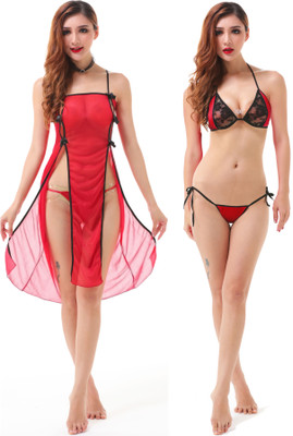 Lola Dola Self Design Babydoll