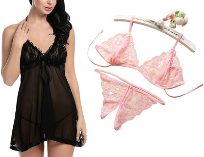 IyaraCollection Self Design Babydoll